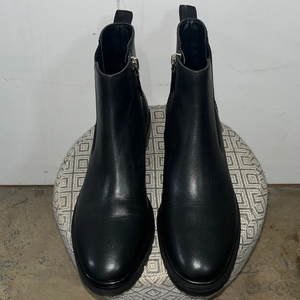 Kate Spade Estelle Black Ankle Chelsea Boots Women's Size 8.5